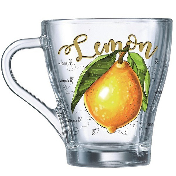 Кружка "Грация" 250 мл "Полезный лимон"