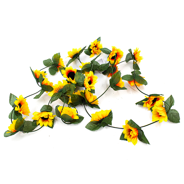 Цветок искусственный РУДБЕКИЯ 230см (гирлянда) Цветок искусственный РУДБЕКИЯ 230см (гирлянда)