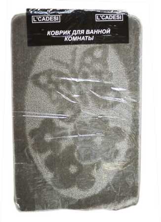 Коврик из полипропилена на латексной основе, "L'CADESI MONO", 50х80см, Серый