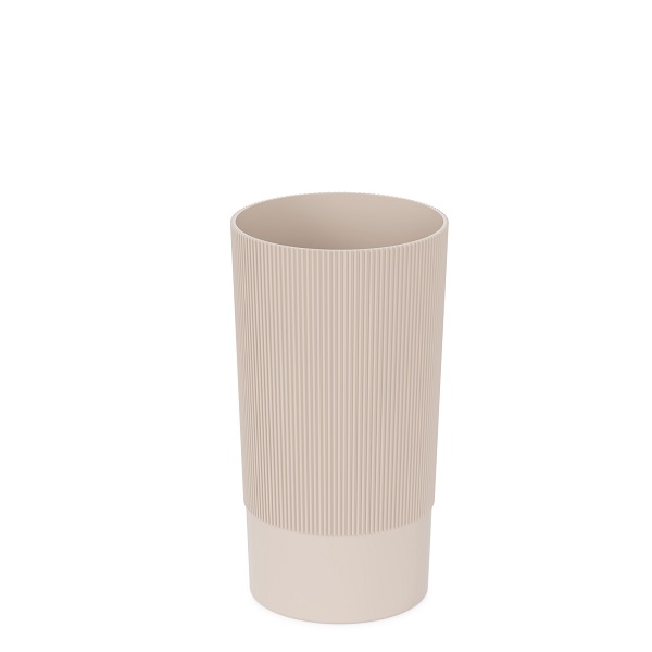 Ваза для цветов под срезку "Версаль" (D150мм,выс280мм)(бежевый)(то)