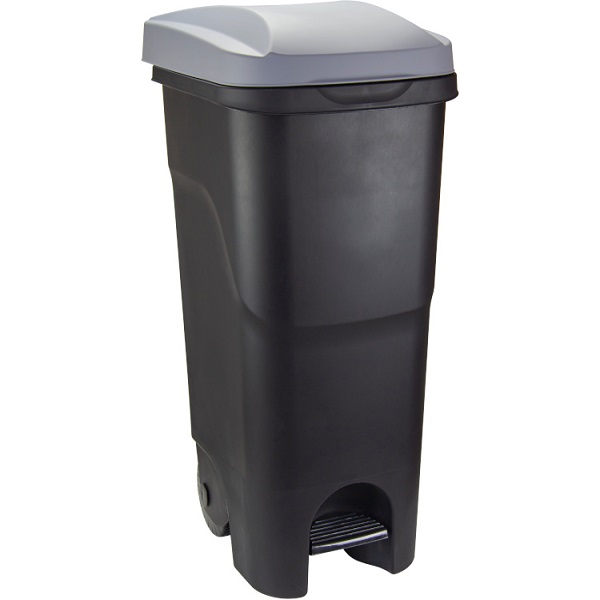 Бак 85л с педалью на колесах