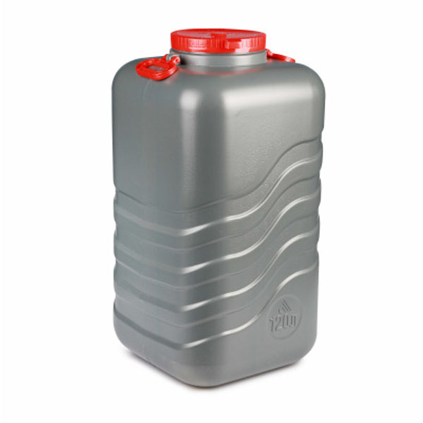 Канистра-бочка "Волна-эконом" с навесными ручками 120л (микс) (то)