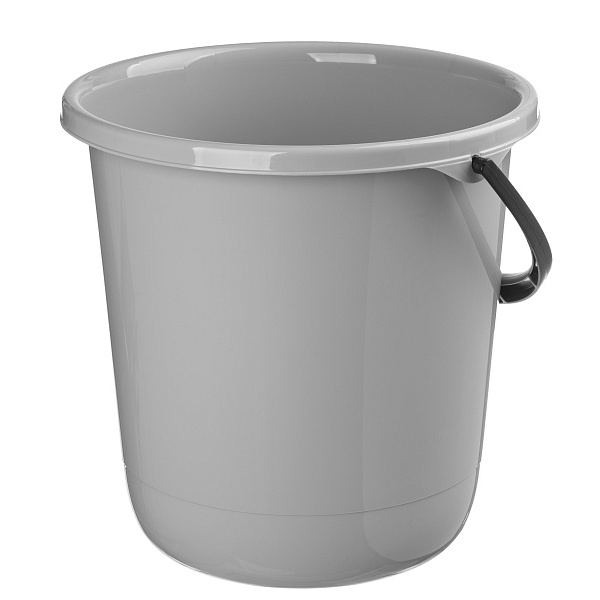 Ведро "Etna" круглое 10л (серый)