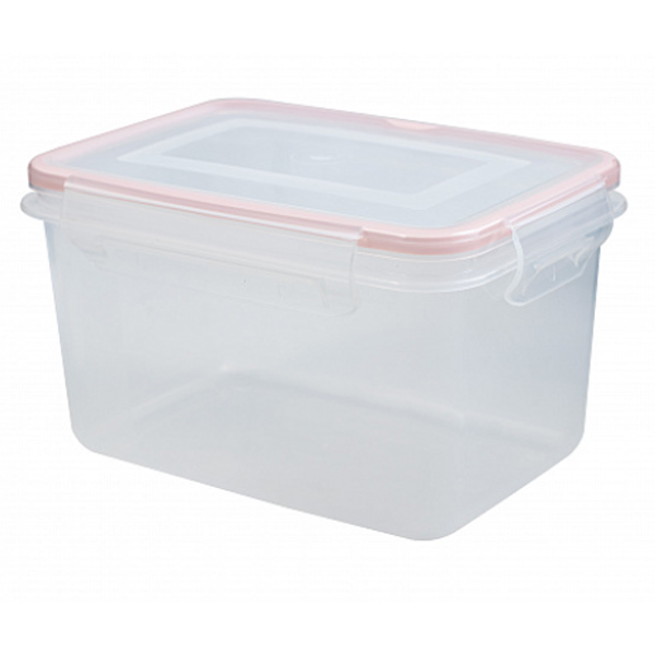 Контейнер для СВЧ 1,1л "ЭКСТРА ЛОК" S (розовый) (то)