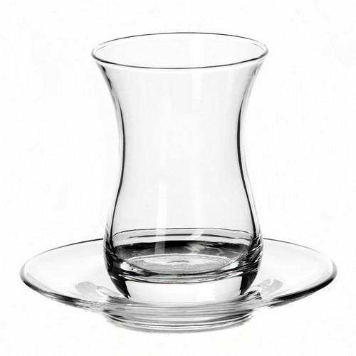 Стакан с блюдцем на 6 пер. 160 мл. (ЧАЙ КОФЕ)