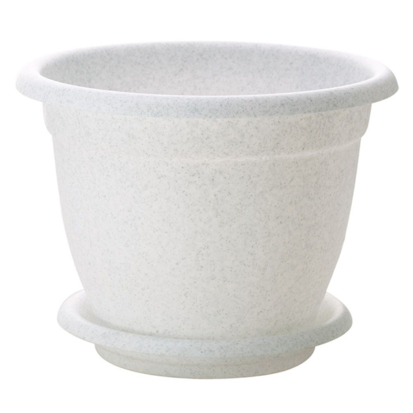 Горшок для цветов Борнео 34см/12,7л с подставкой №7 мраморный (то)