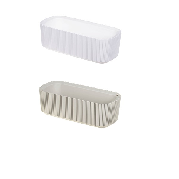 Кашпо СТРИП 290х130мм 1,7л со вставкой