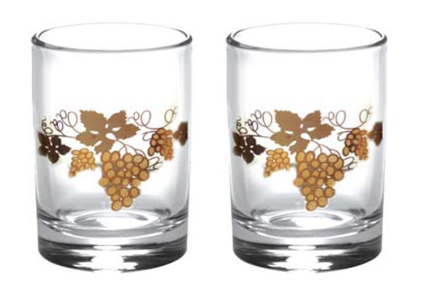 Набор стаканов 6шт. 50 мл "Гладкий" Виноград белый