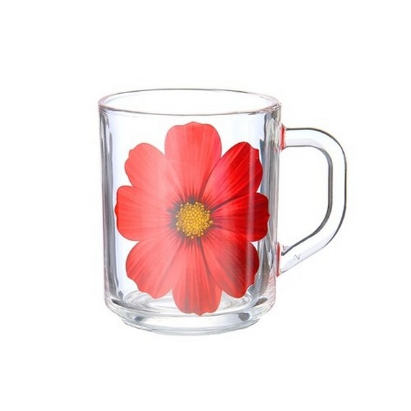 Кружка 200 мл  "Зеленый чай" Космея