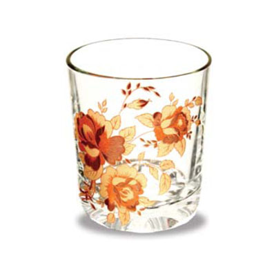 Набор стаканов 6шт. 250 мл  низк "Глория"  Роза