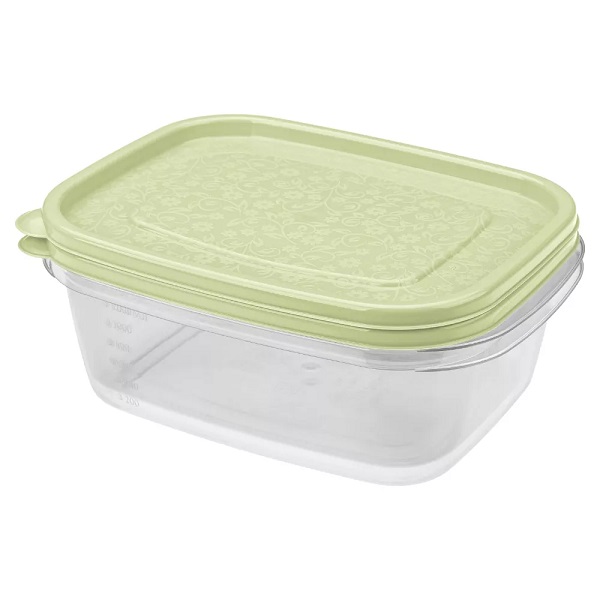 Комплект контейнеров "Арт-Декор"  1,25л. (2шт.) зел, (то)