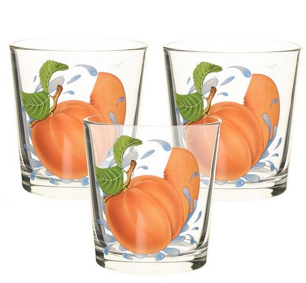 Стакан "Ода" 250мл низкий Персик К