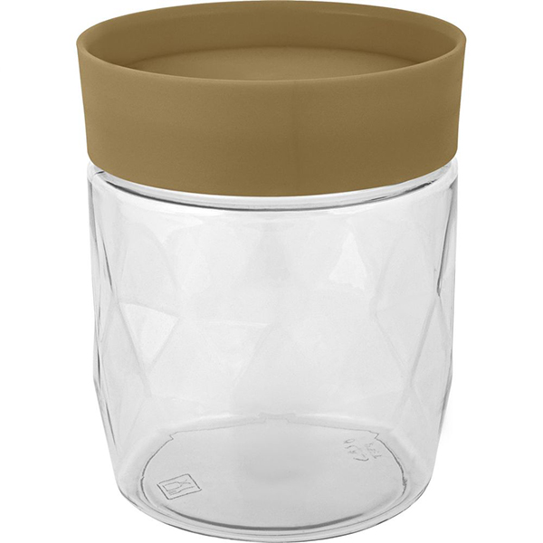 Банка для сыпучих продуктов Stockholm 0,5л шоколадный мокко (то)