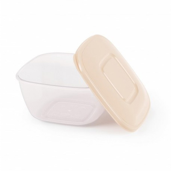 Ёмкость для СВЧ 1,2л (бежевый) (то)