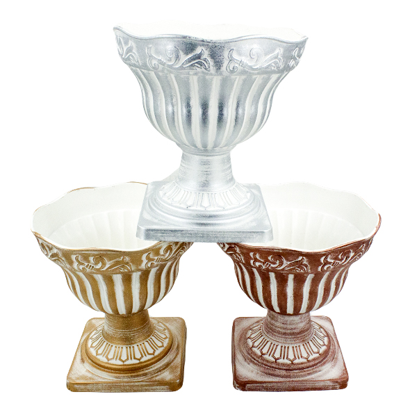 Кашпо-вазон напольное АФИНА D30xH30см Кашпо-вазон напольное АФИНА D30xH30см