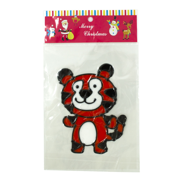 Наклейка новогодняя ТИГРЫ