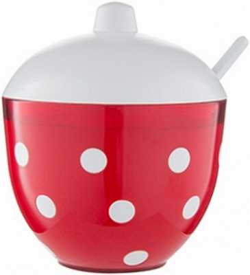 Сахарница "Marusya" (красный полупрозрачный)