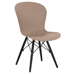 Стул LOFT с ножками металл+дерево OLA DOM (какао)