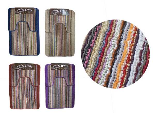 Коврик в ванную комнату, комплект 50*80см+50*40см