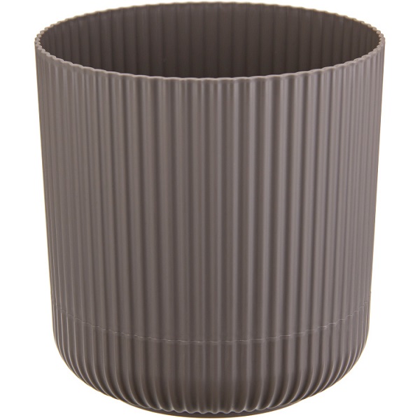 Кашпо ВЕЛЬВЕТ с пристегнутым поддоном D180 мм 3,6л