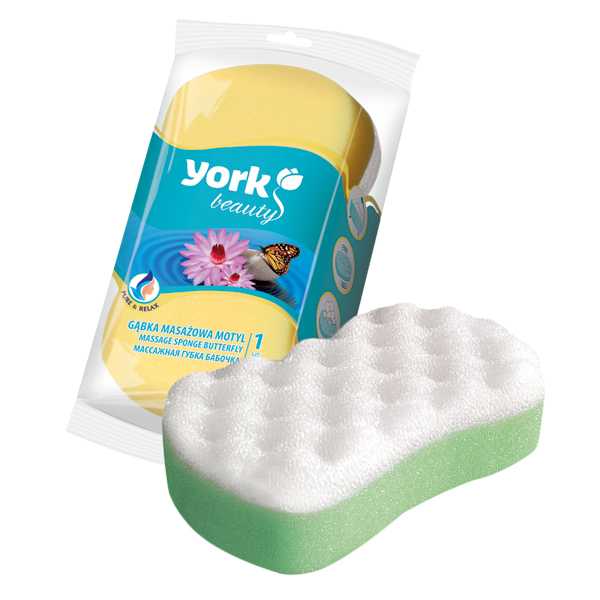 Губка массажная для тела БАБОЧКА