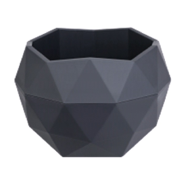 Кашпо Топаз 0,17л Антрацит