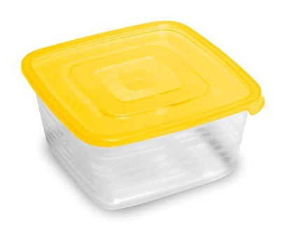 Контейнер для продуктов "Унико" квадратный 0,9л. (то)