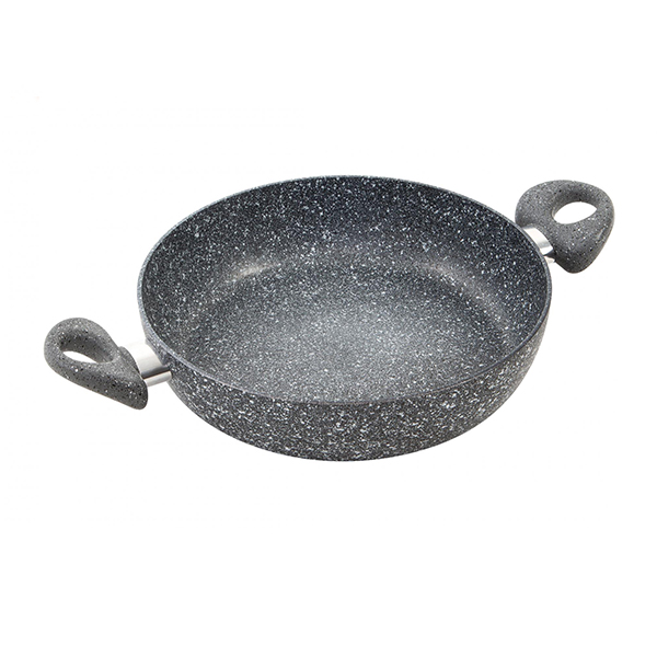 Жаровня "Stone Pan" 1,7л  22см без крышки серый (8)