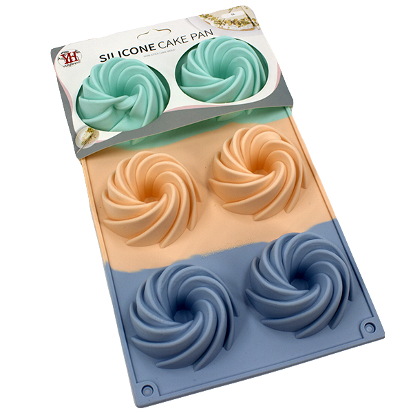 Форма для выпечки силиконовая 6 ячеек, 29*17*4см