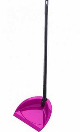 Совок Rock'n'Roll с кромкой и высокой ручкой антрацит (то)