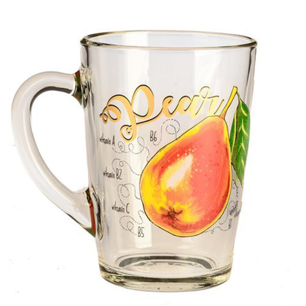 Кружка "Капучино" 300 мл "Полезная Груша"