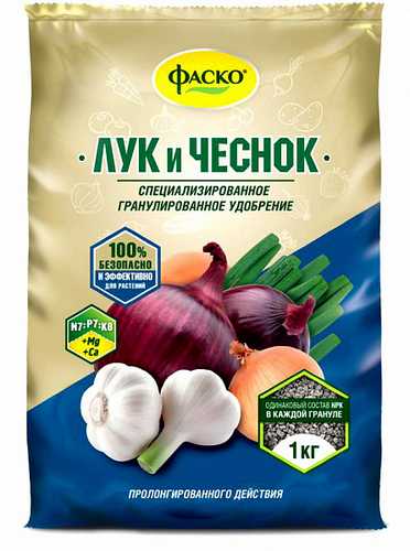 Удобрение сухое Фаско®  минеральное Почвопротектор Для лука и чеснока гранулированное 1кг