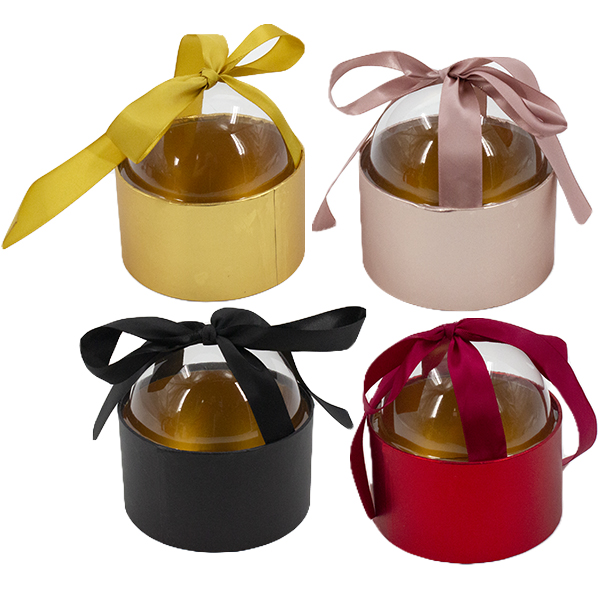 Коробка подарочная круглая Ø-10см h-12см