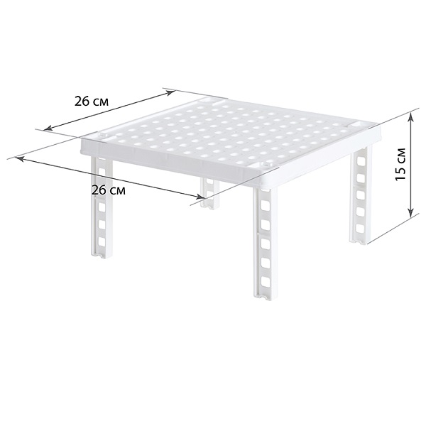 Стойка ХАКУ квадратная (белая)(то)