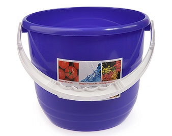 Ведро 10л "Practic" (лазурно-синий) (то)