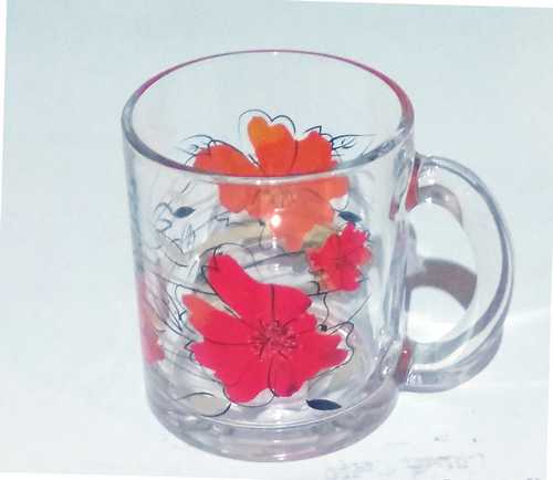 Кружка  "Green tea"  200мл  Грин Ти "Алые цветы" круговая