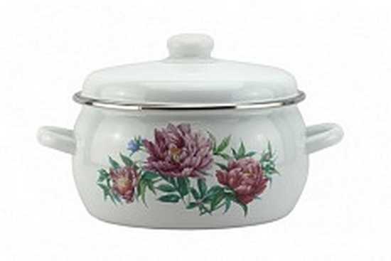 Кастрюля эмал  4,0л  01-Д1914/4М Пион