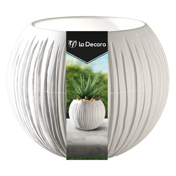 Кашпо "Сфера Мини" (0,3 л.) Цв. Белый