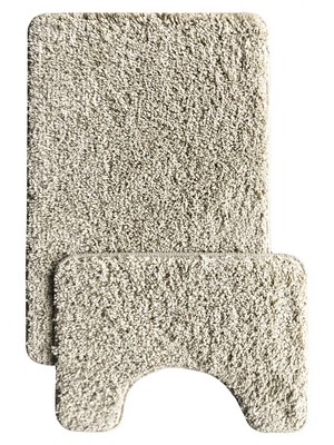 Комплект ковриков  из полипропилена для ванной ANELYA 50x80, 50x40  кремовый L CADESI Турция