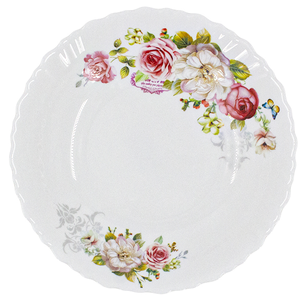 Тарелка глубокая 21см ГРАЦИЯ (стеклокерамика)