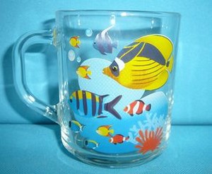 Кружка 200 мл  "Зеленый чай"  Яркие Рыбки