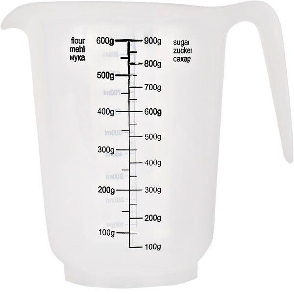 Кувшин мерный Plast Team 1л натуральный