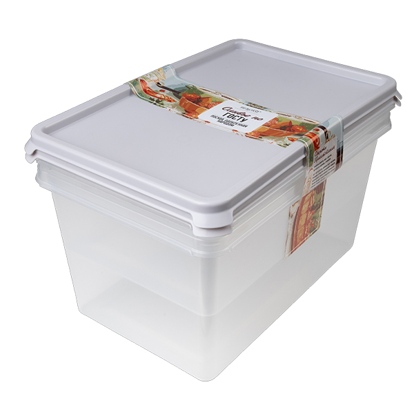 Набор контейнеров Оливье по ГОСТу 4,0 + 6,0л  (агат) (то)