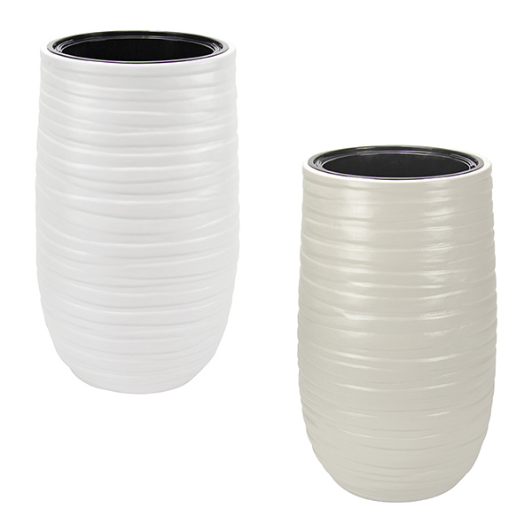 Кашпо ЛАЙН  D375мм H620мм со вставкой 59л (то)