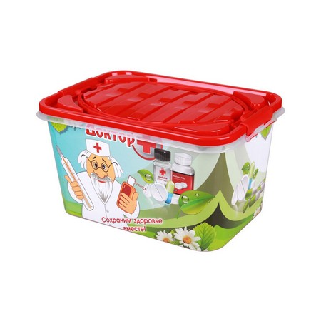 Контейнер "Доктор +" 15л прямоуг. (то)