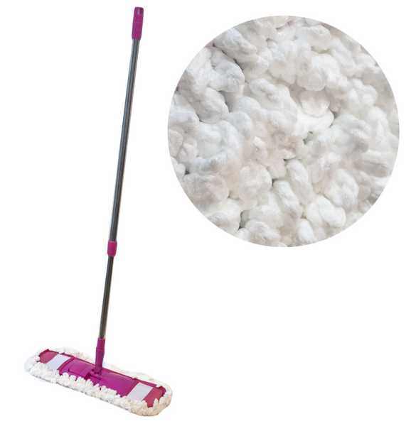 Швабра профессиональная, 40*12см, телескоп 85-125см