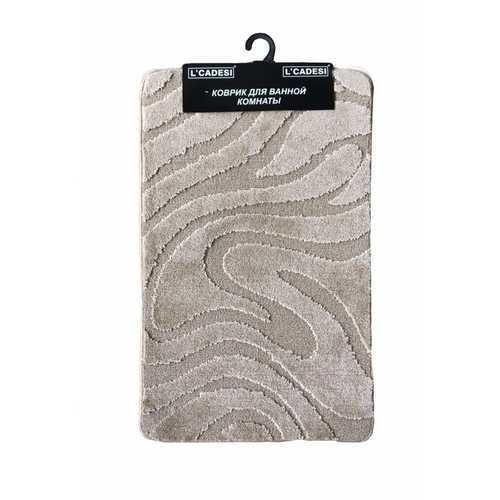 Коврик из полипропилена на латексной основе, "L'CADESI LEMIS", 50х80см ,3014 светло-коричневый