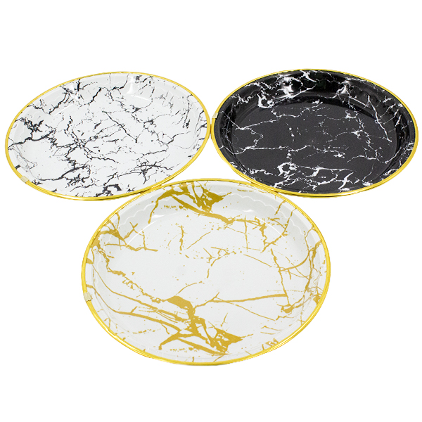 Поднос пластиковый круглый Ø-33см