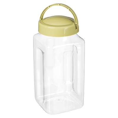 Емкость для хранения "Verona" квадратная 3л ПЭТ (салатовый)