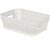 Корзина прямоугольная Ajur 3л (271х183х87мм) белое облако (то)